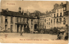 Nantes - Place du Commerce du temps des Omnibus à Nantes