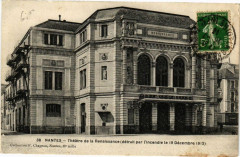 Nantes - Theatre de la Renaissance (detruit par l'incendle le 19 à Nantes