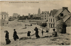 Le Bourg de-Batz - Vue prise de la Plage à Vue