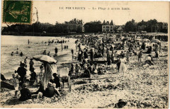 Le Pouliguen - La Plage a marée haute -
																					44510 Le Pouliguen
																			