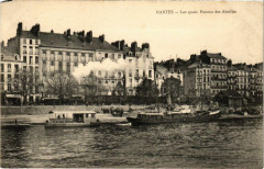 Nantes - Les Quais - Ponton des Abeilles à Nantes