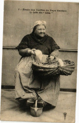 Etude des Coiffes du Pays Nantais - La Coiffe dite Caline -
													44 Loire Atlantique
												