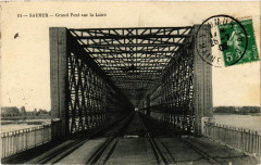 Saumur - Grand Pont sur la Loire à Saumur