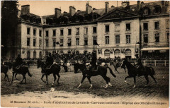 Saumur Ecole d'application de Cavalerie Carrousel militaire à Saumur