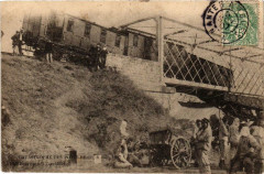 Catastrophe Les Ponts-de-Ce 1907 Une heure apres l'accident -
													49 Maine et Loire
												