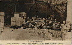 Chantier emballage Caves Ackerman Grands Vins Mousseux Saint-Hilaire