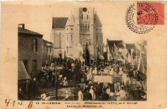 Villedieu Procession de la Fete-de-Saint-Joseph Entrée de Monsigneur