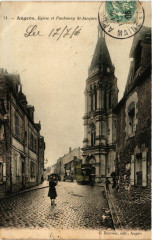 Angers - Eglise et Faubourg Saint-Jacques à Angers