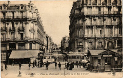 Angers - Place du Ralliement perspective de la Rue d'Alsace à Angers