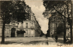 Angers - Rue du Haras - Vue du Mail de la Gare à Angers