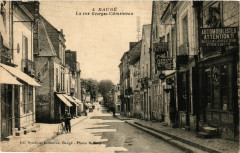 Bauge - La rue Georges-Clemenceau -
													49 Maine et Loire
												