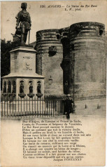 Angers - La Statue du Roi René à Angers