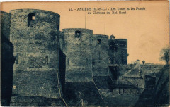 Angers - Les Tours et les Fosses du Chateau du Roi René -
																					49100 Angers
																			