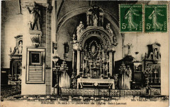 Bauge - Interieur de l'Eglise Saint-Laurent -
													49 Maine et Loire
												