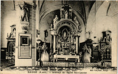 Bauge - Interieur de l'Eglise Saint-Laurent -
													49 Maine et Loire
												