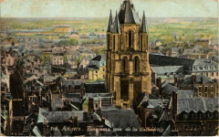 Angers - Panorama pris de la Cathédrale à Angers