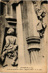 Angers - Details de la Maison d'Adam l'Angevin celebre -
																					49100 Angers
																			
