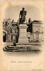Angers - Statue d'David d'Angers à Angers