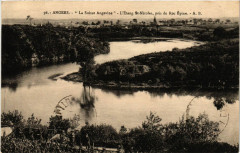Angers - La Suisse Angevine - L'Etang Saint-Nicolas pris de Roc Epine à Angers