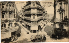 Angers - Carrefour Rameau Rue de l'Aiguellerie et Rue Platagenet à Angers