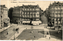 Angers - Place du Ralliement et rue d'Alsace à Angers