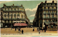 Angers - Place du Ralliement et Rue d'Alsace à Angers