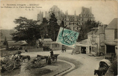 Brissac-Le Chateau et la Place Basse du Tertre -
													49 Maine et Loire
												