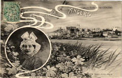 Angers-Coiffe et vue d'Angers à Angers