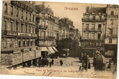 Angers - Place du Ralliement et rue Lenepveu à Angers