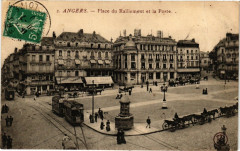 Angers - Place du Ralliement et la Poste à Angers