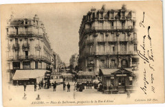 Angers - Place du Ralliement perspective de la Rue d'Alsace à Angers
