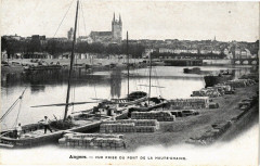 Angers-Vue prise du Pont de la Haute Chaine à Angers