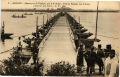 Angers-Manoeuvres de Pontages par le 6e Genie-Pont de Bateaux -
																					49100 Angers
																			