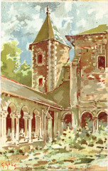 Angers-Less Cloitres du Musée Saint-Jean à Angers