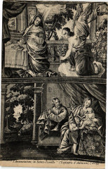 L'Annonciation la Sainte-Famille - Tapisserie d'Aubusson 1619