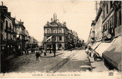 Saumur - Les Rues d'Orleans et de Balzac à Saumur