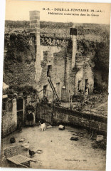 Doue-la-Fontaine - Habitations souterraines dans les Caves