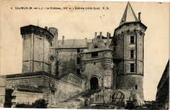 Saumur - Le Chateau Xv s.-Entrée (cote Sud) à Saumur