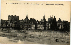 Saumur - Vue générale (Cote Nord) général View (Northern à Saumur
