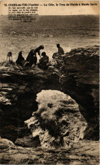 Croix-de-Vie - La coté - Le Trou du Diable a Marée Haute