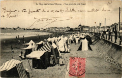 Les Sables-d'Olonne - La Plage - Vue générale coté Ouest aux Sables-d'Olonne