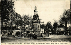 PONTLIEUe - Monument eleve a la memoire des Soldats morts pour