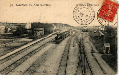 Chateau-du-Loir La Gare a vol d'oiseau
