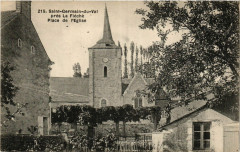 Saint-Germain-du-Val pres La Fleche Place de l'Eglise