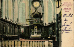 Gruss aus Maursmunster - Inneres der katholischen Kirche -
																					67130 Russ
																			