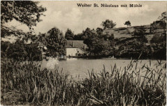 Weiher Saint-Nikolaus mit Muhle - Moulin