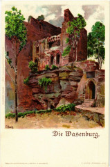 Wasenbourg - Wasenburg - Scene - Litho