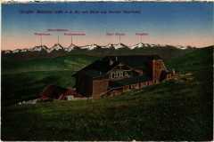 Grosser Belchen mit Blick auf Berner Oberland