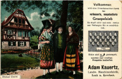 Elsasser Tracht - Folklore - Types