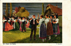 D'r Hahn im Korb - C. Spindler - Folklore - Types